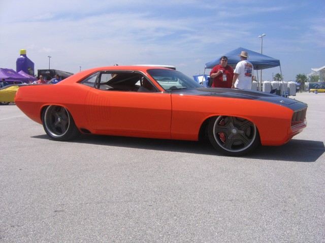  powertoweight ratio in this stunning custom 1971 Plymouth Barracuda