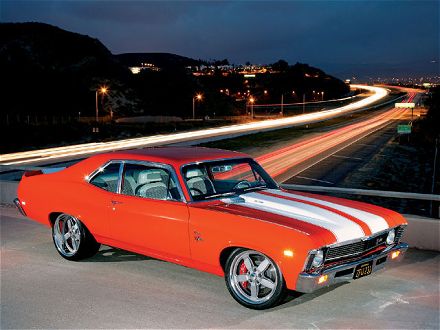 This muscle car looks like factory made Chevrolet Nova Z28