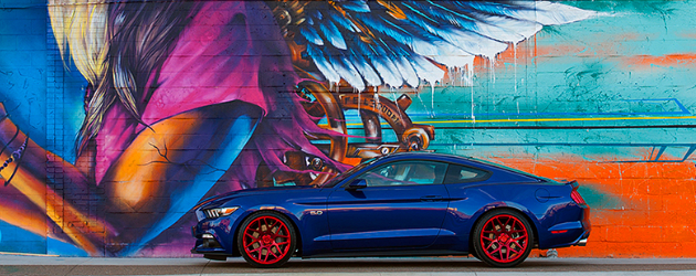 Custom S550 on candy red 20-inch MRR FS01