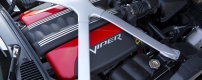 Under the hood of the 2015 Dodge Viper SRT models is the all-alu