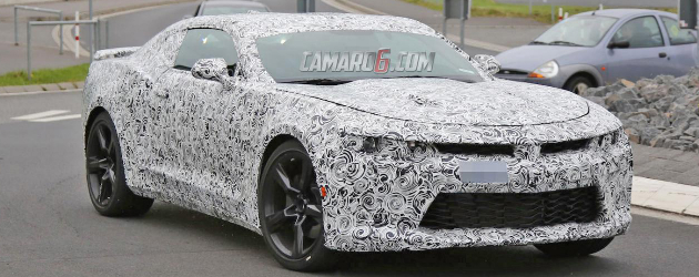 2016 Camaro spied with less camo