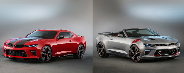 2016 Chevrolet Camaro SS Black and Red Accent Packages